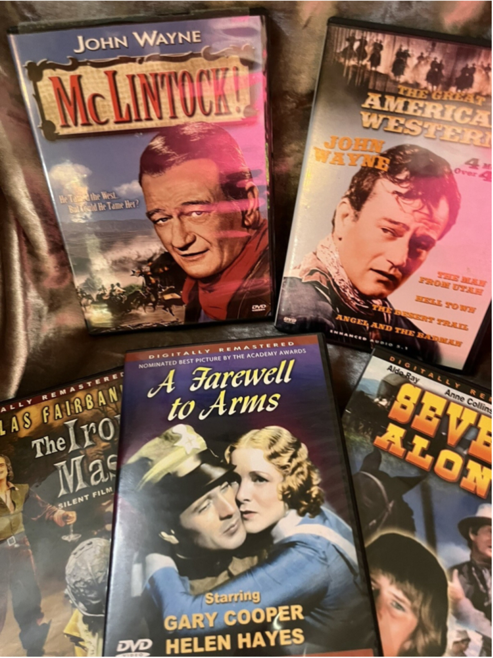 DVD Classic Movie Collection Lot of 8 Vintage Titles Digitally Remastered